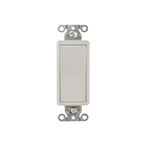 Interruptor Decorador de 20 A 120-277 V CA/ 3 Vías/ Cableado Lateral y Posterior / Color Blanco.