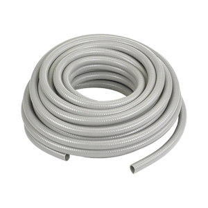 Manguera hermética tipo PolyTuff no metálica, gris de 1 1/2" / 50 pies  (15.24 m)  / Uso comercial-industrial.