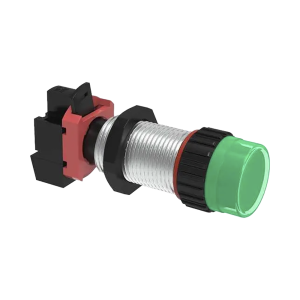 Luz Piloto Verde con Portal?mparas 24 V AC/CD / Longitud 40 mm (1.57 pulgadas) / 3/4 NPSM