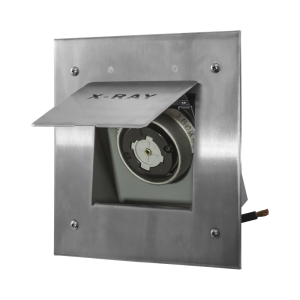 Receptáculo Móvil de Rayos X / 50 A 250 V CA/ 2 Polos 3 Hilos / Placa de Acero Inoxidable.