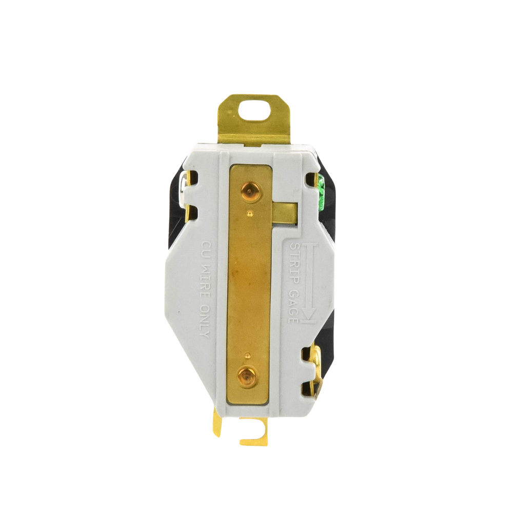 Recept?culo de Media Vuelta Industrial 30 A 125 V CA 2 Polos 3 Hilos (Nema L5-30R) Color Negro - Imagen 3