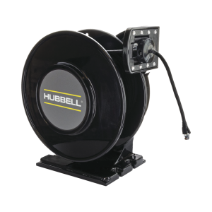 Carrete Industrial Negro de 50 ft (15.34 m) Cable CAT6.