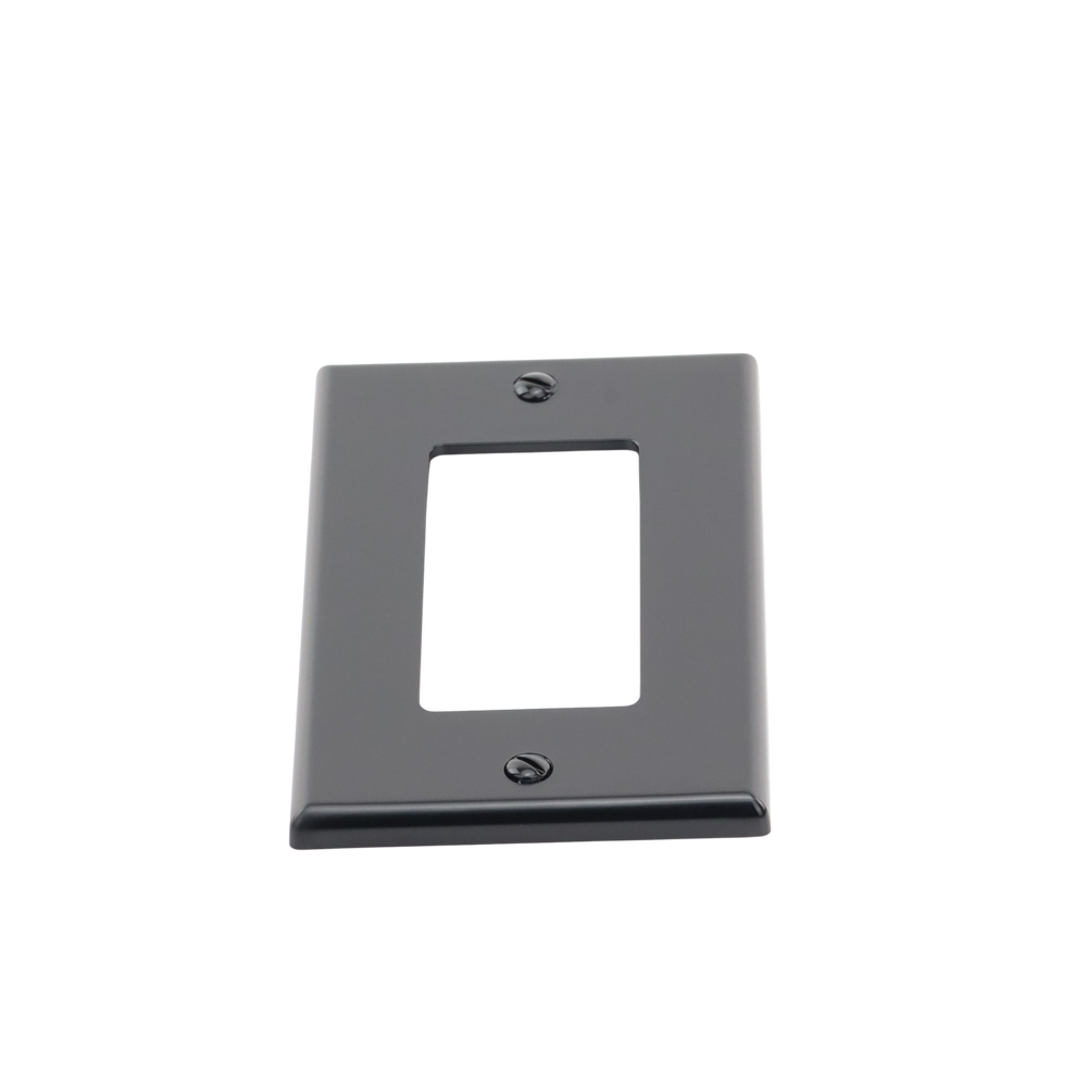 Tapa para Contacto Dúplex Color Negro. - Imagen 3