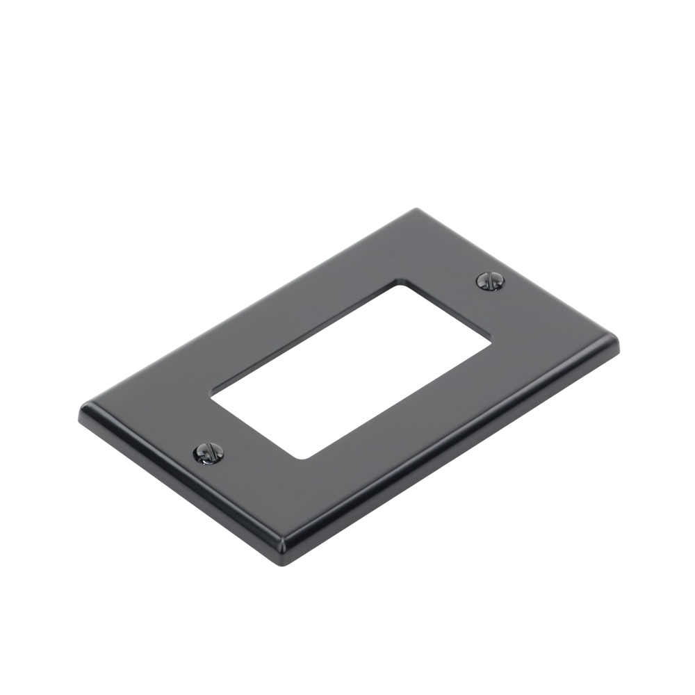 Tapa para Contacto Dúplex Color Negro. - Imagen 4