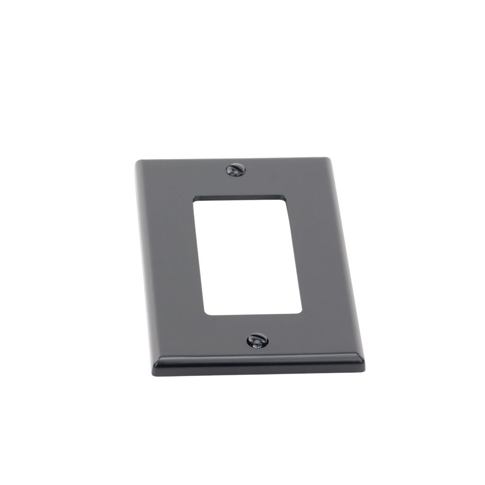 Tapa para Contacto Dúplex Color Negro. - Imagen 5