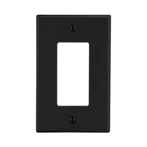 Tapa para Contacto Dúplex Color Negro.