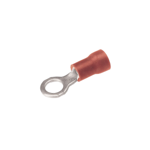 Zapata Terminal de Ojillo  para Tornillo 3/8 in (10 mm) calibre 22-16 AWG con aislamiento de vinilo.