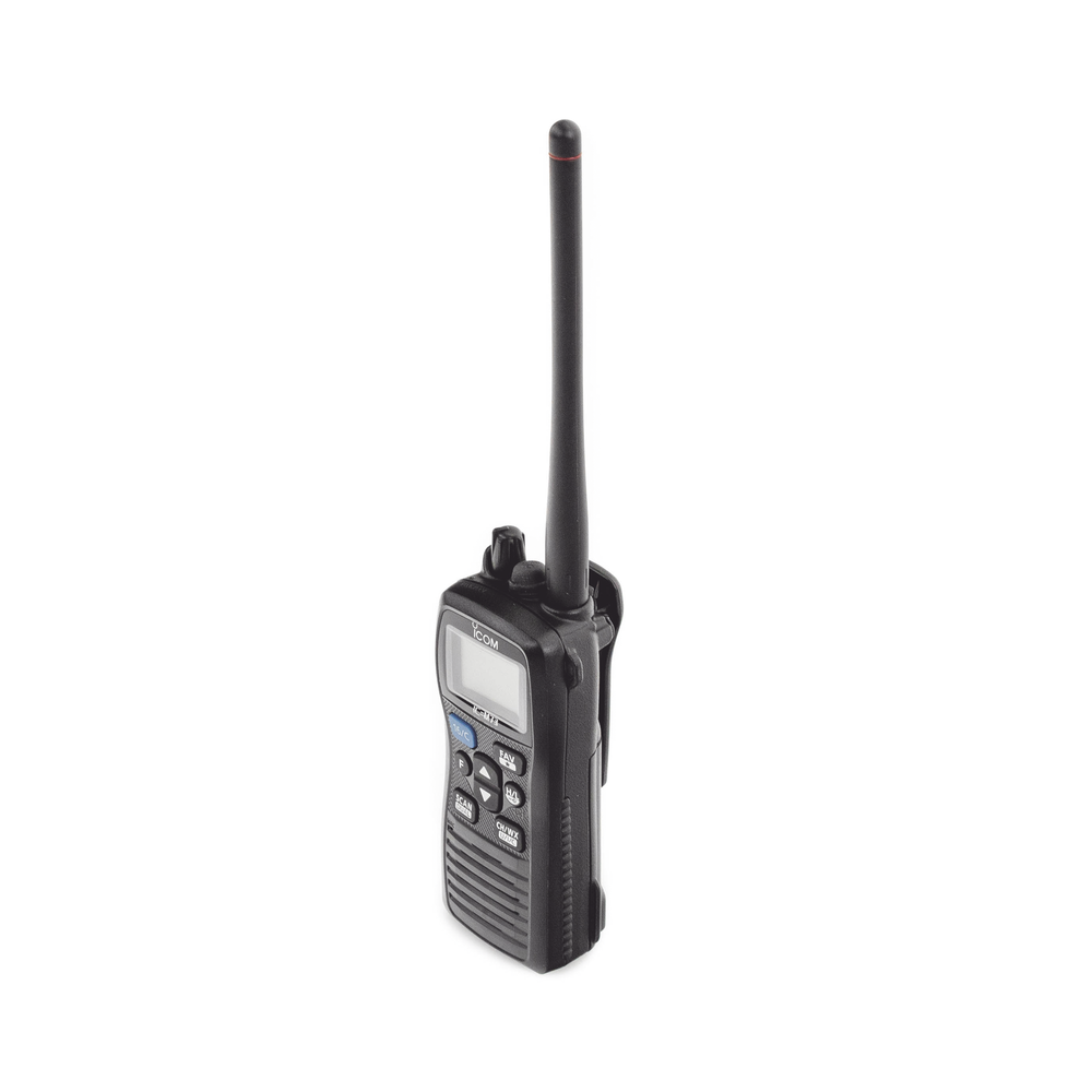 Radio portátil marino, 6 W de potencia RF, sumergible IPX8, 700mW de potencia de audio, rango de frecuencia Tx:156.025-157.425MHz, Rx:156.050-163.275MHz. Incluye Batería, antena, clip, cargador, cable de encendedor y correa. - Image 5