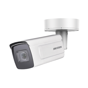 Bala IP 4 Megapixel / Lente Mot. 8 a 32 mm / WDR 140 dB / Anticorrosión / DARKFIGHTER / IP67 / IK10 / 100 mts IR EXIR / Detección Facial / Búsqueda por Atributos / Protección Perimetral / Micro SD