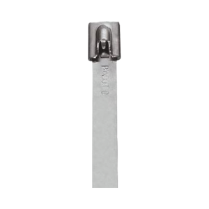 Cincho StrongHold de Acero Inoxidable Tipo 304, 201 mm largo x 6.6 mm ancho, Color Metálico, Paquete de 100pz
