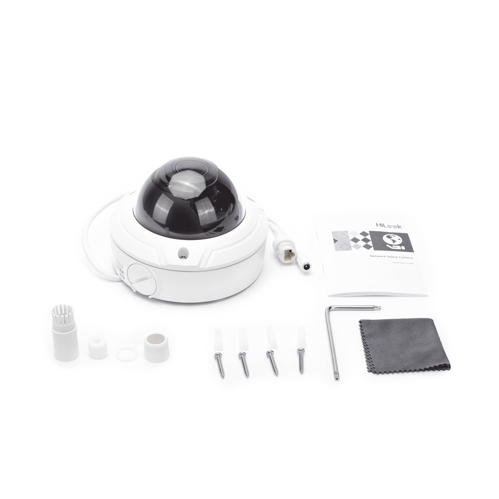 HiLook Series / Domo IP 4 Megapixel / 30 mts IR / Exterior IP67 / PoE / WDR 120 dB / Lente Motorizado 2.8-12 mm / IK10 / MicroSD - Image 5