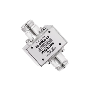 Protector Coaxial RF / 125-1000 MHz / 50 ? / Conectores N Hembra / Ceja Lateral / 50 kA