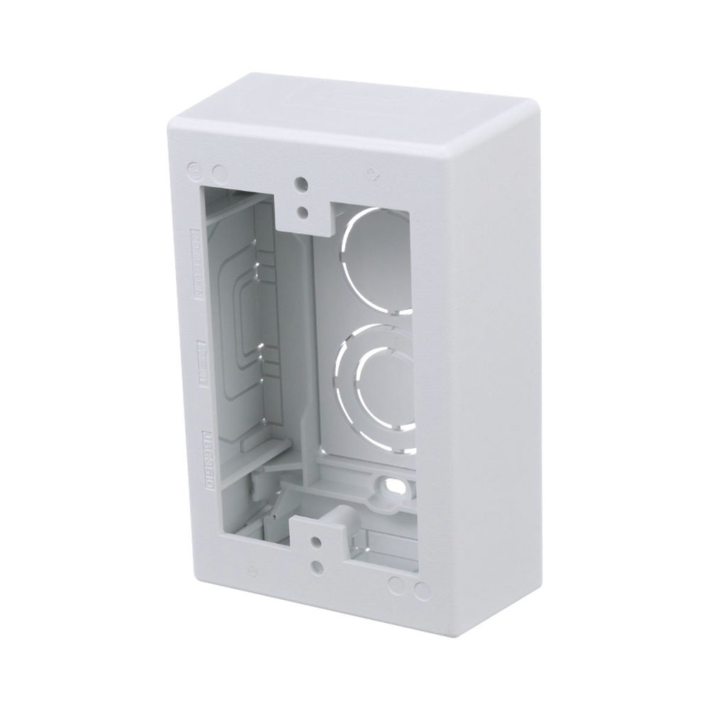 Caja de Pared Superficial, Uso Universal con Placas de Pared, con Cinta Adhesiva, Color Blanco - Image 3