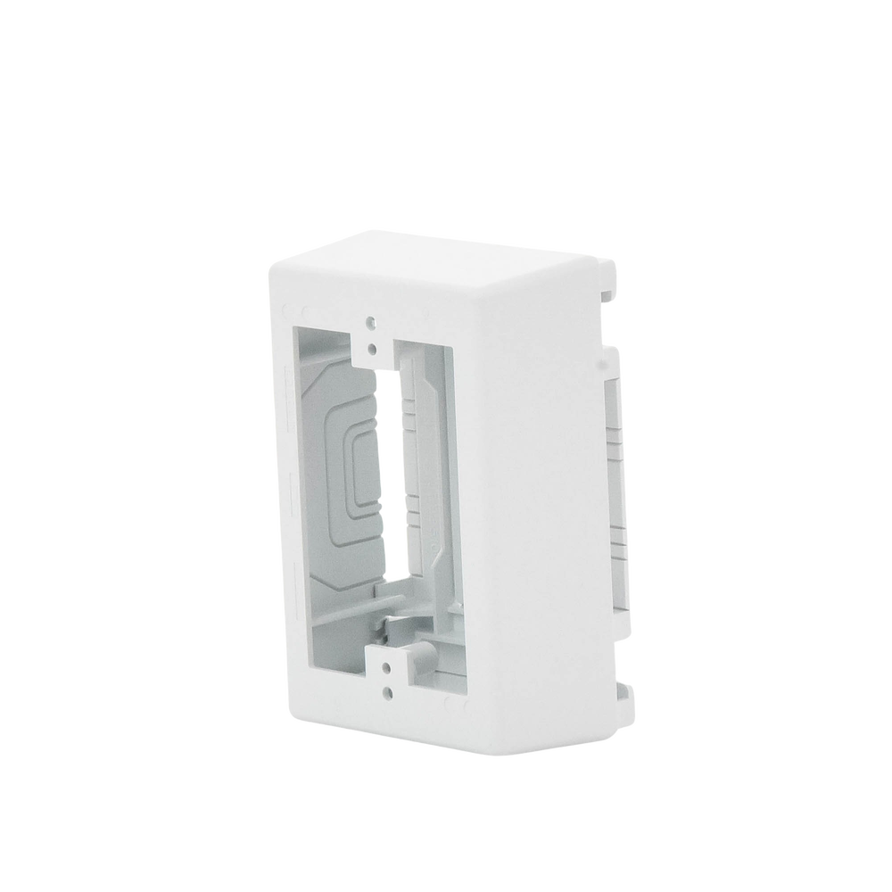 Caja de Pared Superficial, Uso Universal con Placas de Pared, con Cinta Adhesiva, Color Blanco - Image 6