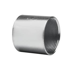 Cople etiqueta naranja galvanizado 1 1/4" con Rosca / Etiqueta Naranja.