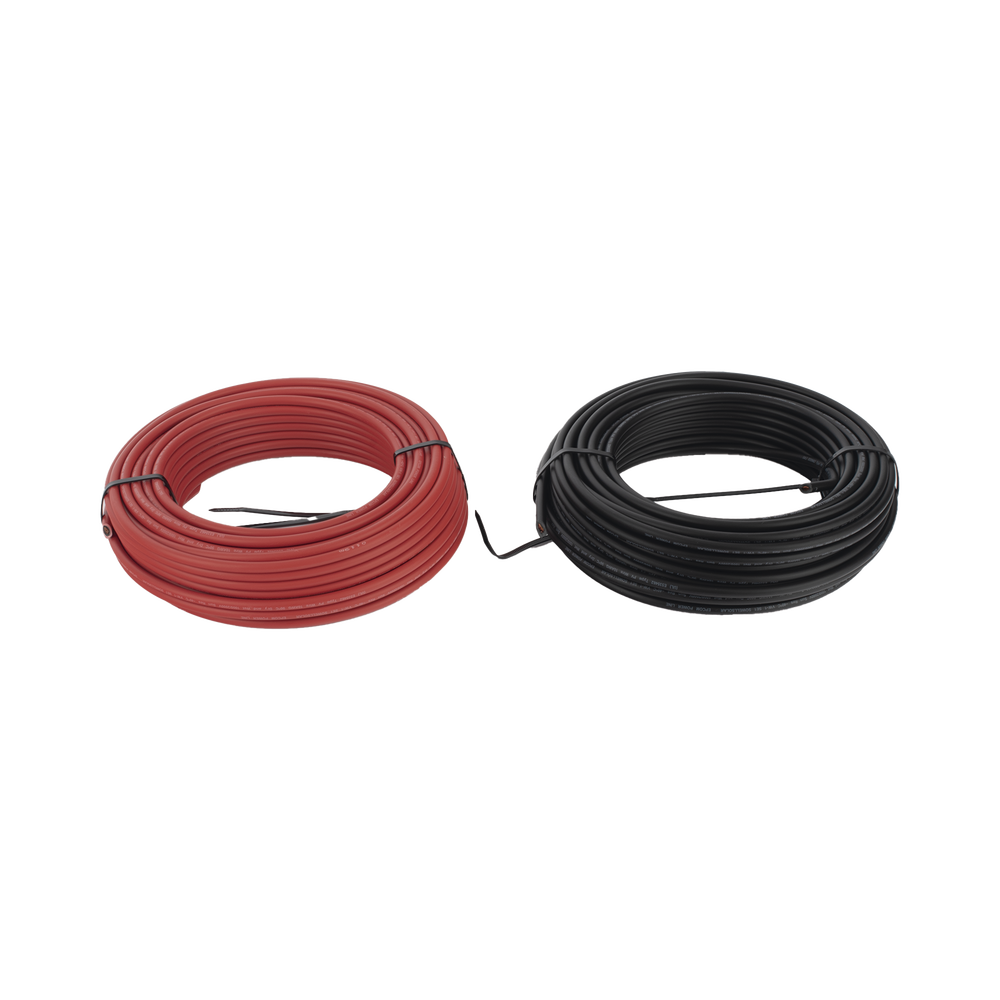 Kit de 2 rollos de 50 metros de cable fotovoltaico de cobre, rojo y negro, calibre 10 AWG (6mm²), Tipo PV, 1000/2000 V y 120°C. - Image 5