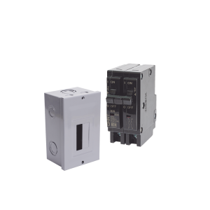 Kit Centro de Carga para sobreponer con 1 Interruptor Térmico de 2 Polos, 30Amp 120/240Vca 10kA.