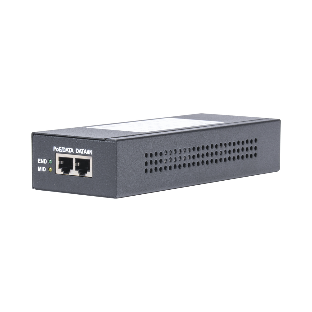Inyector Super Hi-PoE / 56 Vcc / 60 Watts / Para Domos HIKVISION PTZ / IP (-AE / DE) / Soporta 802.3 af / at / Para Aplicaciones de CCTV - Image 2