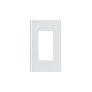 Tapa de cristal para apagador o atenuador, 1 espacio.