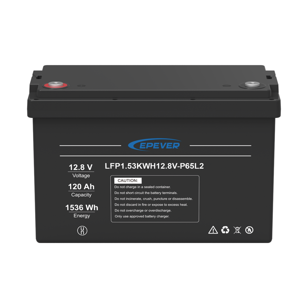 Batería de Litio LiFePO4 Ciclo Profundo 12.8Vcc, 120 Ah, 1.53Kwh, para Exterior, Libre de Mantenimiento - Image 2