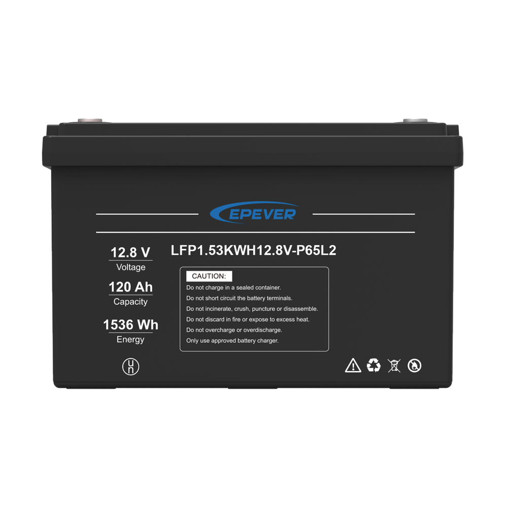 Batería de Litio LiFePO4 Ciclo Profundo 12.8Vcc, 120 Ah, 1.53Kwh, para Exterior, Libre de Mantenimiento - Image 5