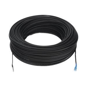 Rollo de Fibra ?ptica Drop Redonda G657A2 Monomodo Simplex de 150 Metros (492.13 Pies) con Conectores SC/UPC-SC/UPC para Instalaciones A?reas, Subterr?neas o a la Intemperie