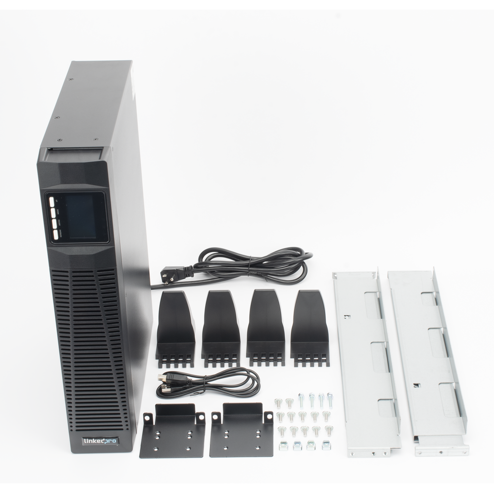 UPS de 1000VA/900W / Topología On-Line Doble Conversión / Entrada y Salida de 120 Vca / Clavija de Entrada NEMA 5-20P / Pantalla LCD Configurable / Formato Rack/Torre / 8 Salidas - Image 4