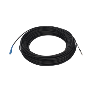 Rollo de Fibra ?ptica Drop Redonda G657A2 Monomodo Simplex de 50 Metros (164 Pies) con Conectores SC/UPC-SC/UPC para Instalaciones A?reas, Subterr?neas o a la Intemperie