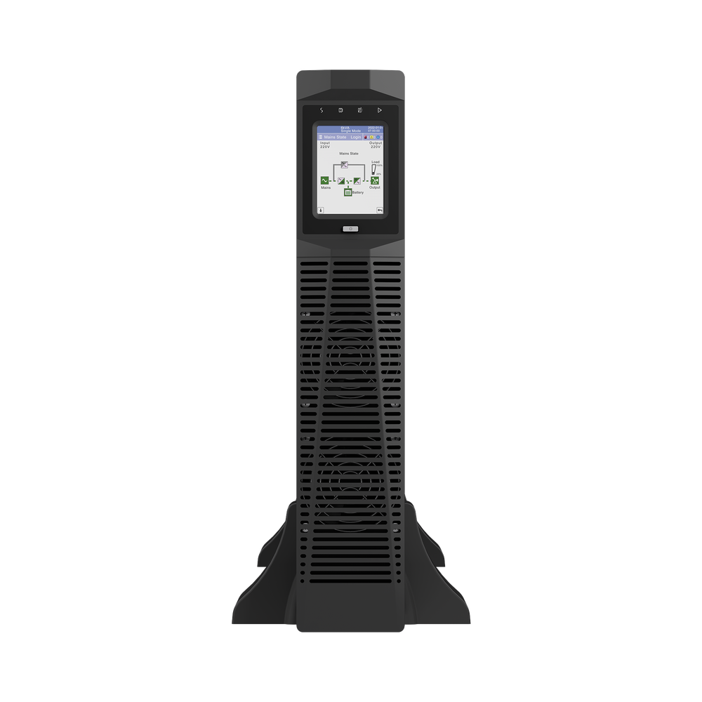 UPS Rack-Torre 6KVA / 5.4kW Entrada s 220VCA, Salida 220VCA (Fase Única), 2 Unidades Rack, Equipo de Largo Tiempo de Operación con Respaldo - Image 2
