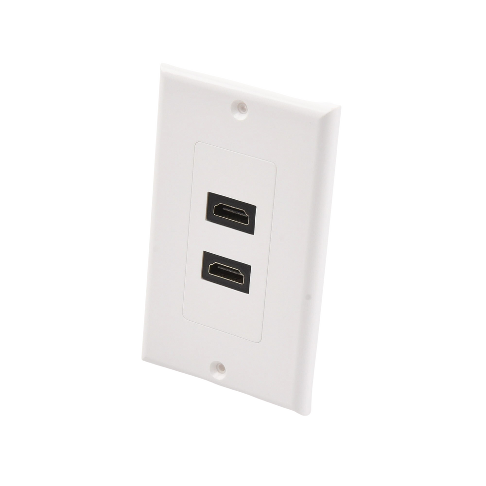 Placa de Pared de 2 Puertos HDMI Hembra a Hembra - Image 3
