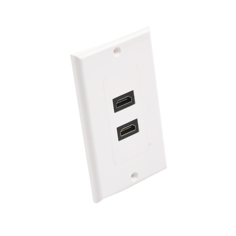 Placa de Pared de 2 Puertos HDMI Hembra a Hembra - Image 4