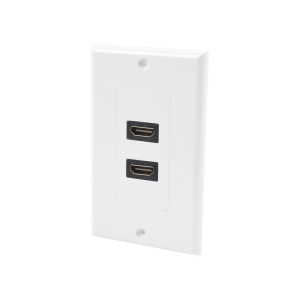 Placa de Pared de 2 Puertos HDMI Hembra a Hembra
