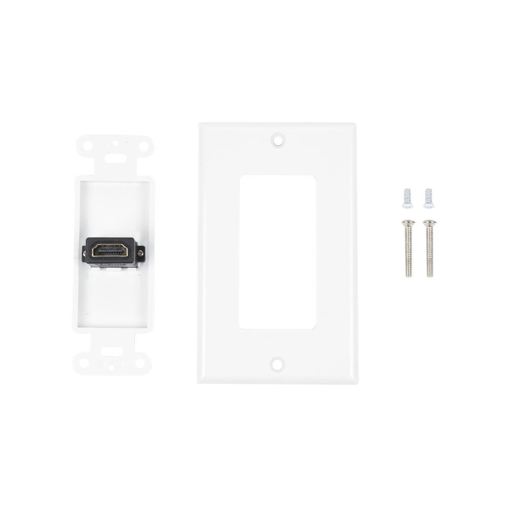 Placa de Pared 1 Puerto HDMI Hembra a Hembra