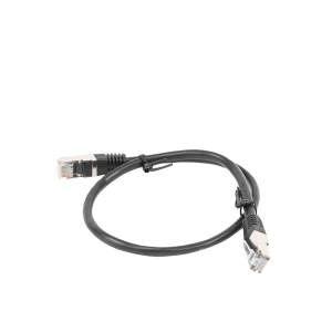 Cable de Parcheo FTP Cat5e - 0.5 Metros (1.64 Pies) - Negro