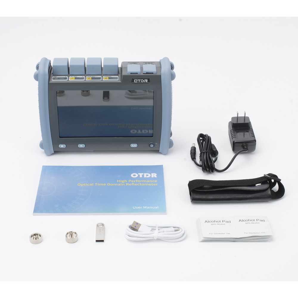OTDR PRO de Alto Rendimiento para Enlaces de Fibra ?ptica Monomodo y Multimodo / Longitudes de Onda: 850nm, 1300nm, 1310nm y 1550nm / Zona Muerta por Evento de 0.8 Metros (2.62 Pies) / VFL 5mW / Distancia de Prueba de hasta 420 km - Imagen 2