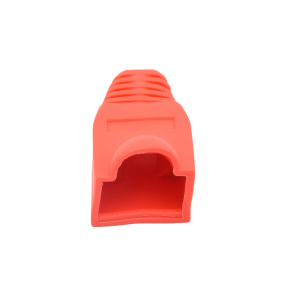Bota Pl?stica para Protecci?n de Plug RJ45, Color Rojo