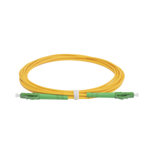 Jumper de Fibra Óptica Monomodo LC/APC-LC/APC Simplex de 3 Metros (9.84 Pies), 2mm