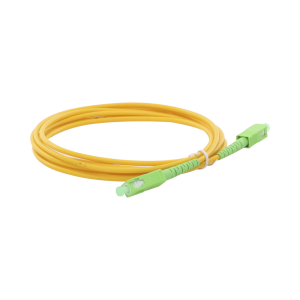 Jumper de Fibra ?ptica Monomodo SC/APC-SC/APC Simplex de 3 Metros (9.84 Pies), 3mm