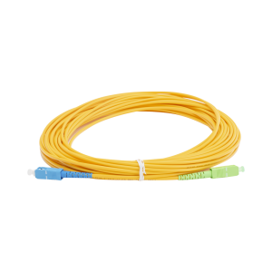 Jumper de Fibra ?ptica Monomodo SC/UPC - SC/APC Simplex, Color Amarillo, 15 Metros (49.21 Pies)