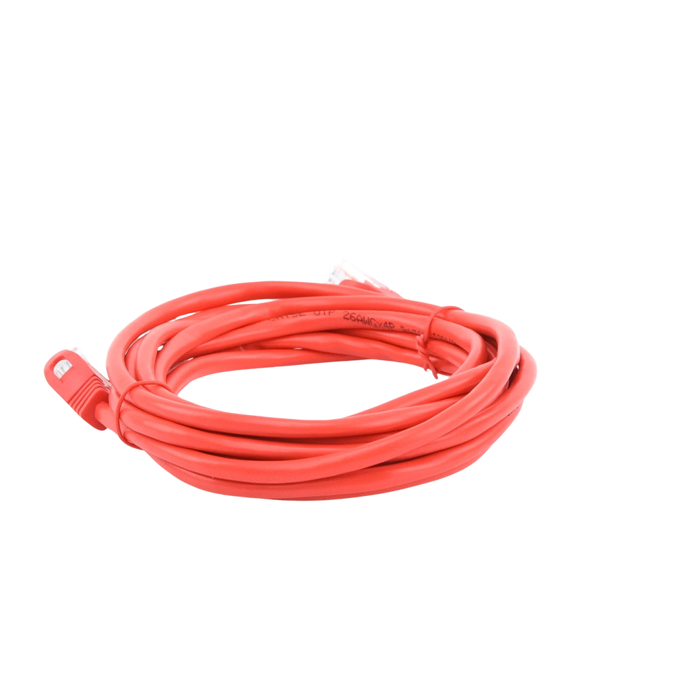 Cable de Parcheo UTP Cat5e - 3.0 Metros (9.84 Pies) - Rojo - Image 2