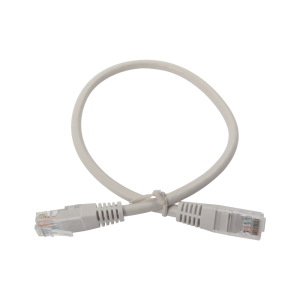 Cable de Parcheo UTP Cruzado Cat6 0.4 Metros (1.31 Pies) - Gris