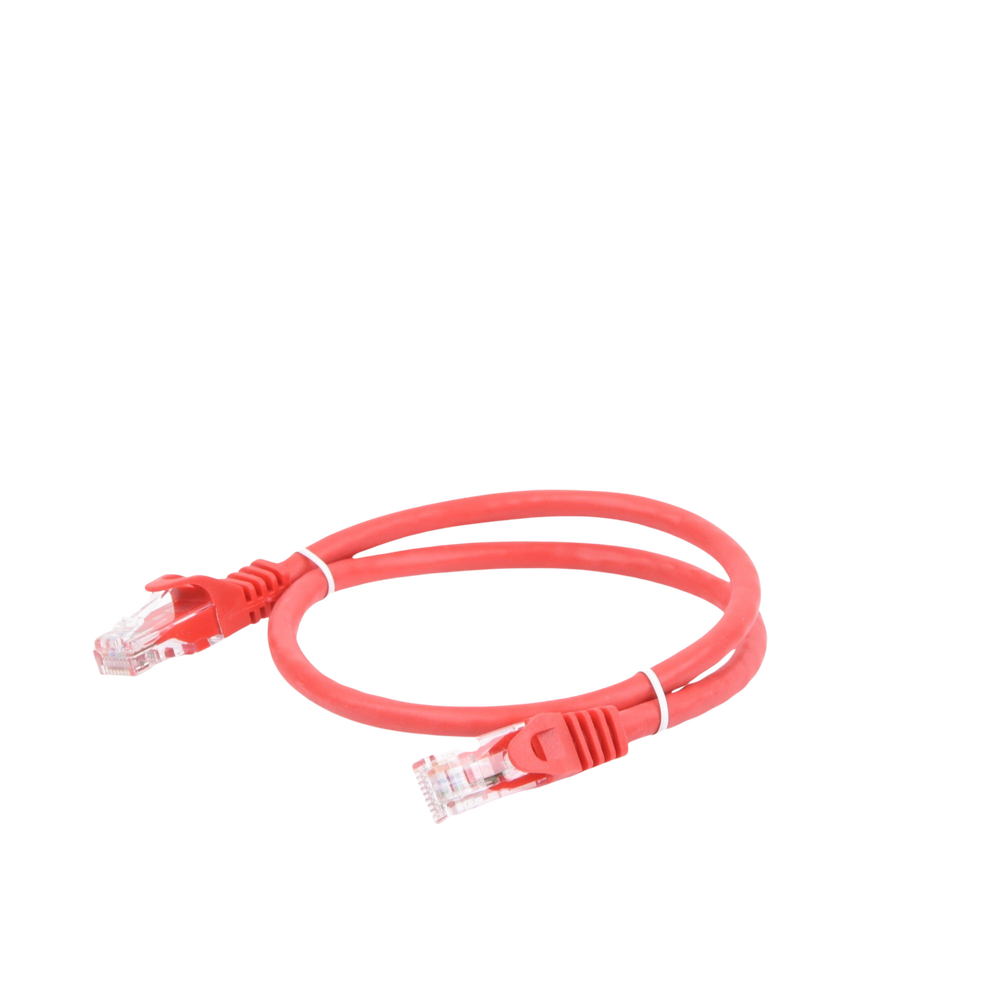 Cable de Parcheo UTP Cat6 - 0.5 Metros (1.64 Pies) - Rojo - Image 2