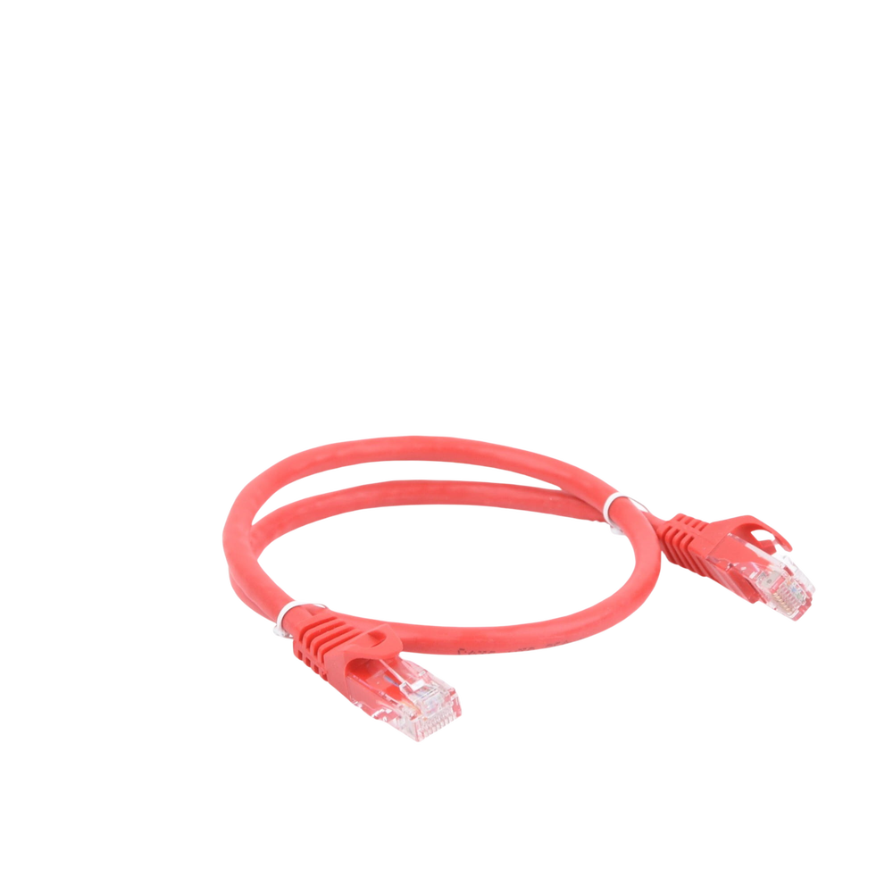 Cable de Parcheo UTP Cat6 - 0.5 Metros (1.64 Pies) - Rojo - Image 4