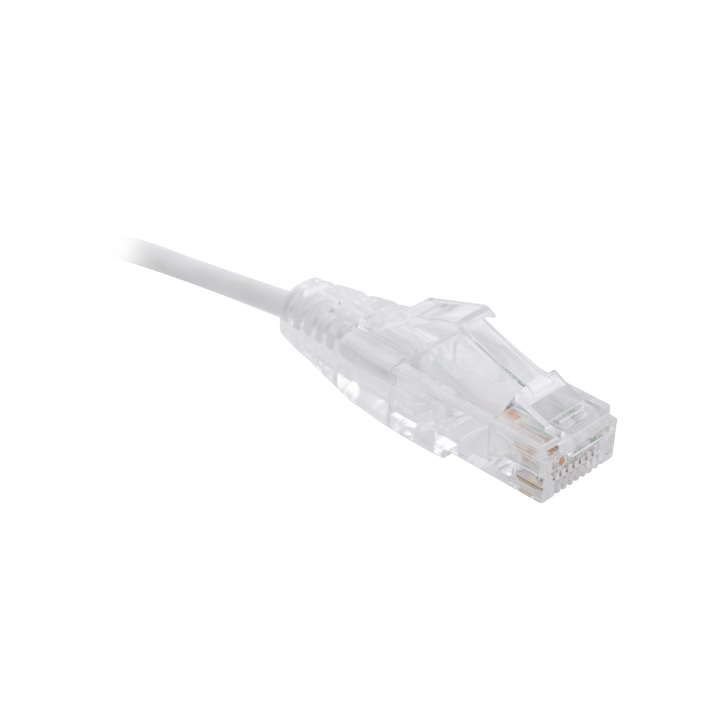 Cable de Parcheo Slim UTP Cat6 - 1.5 Metros (4.92 Pies) Blanco Di?metro Reducido (28 AWG) - Image 2