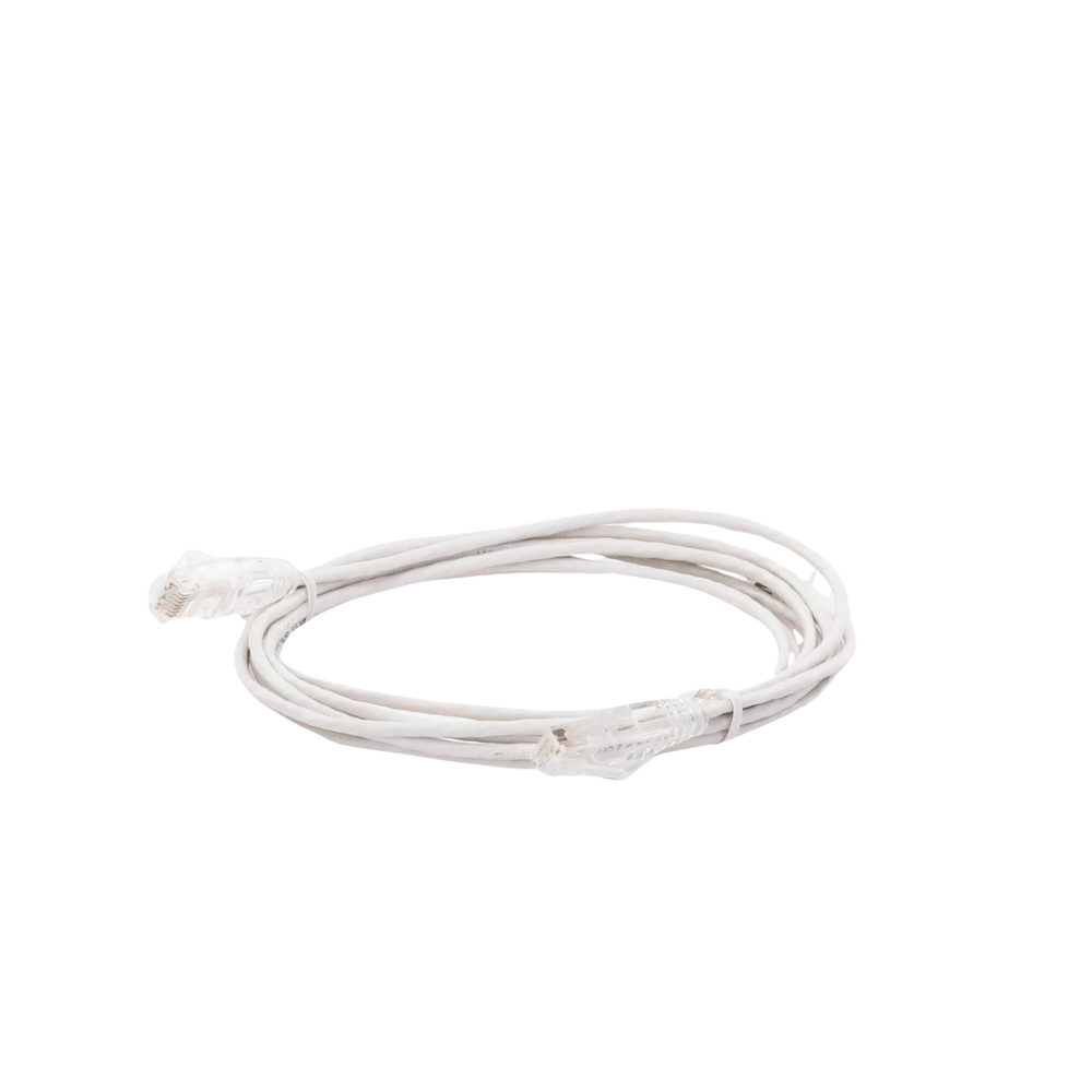 Cable de Parcheo Slim UTP Cat6 - 3 Metros (9.84 Pies) Blanco Di?metro Reducido (28 AWG) - Image 5