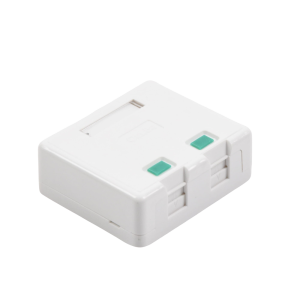 Caja de Pared con 2 Puertos Keystone, No Incluye Jacks