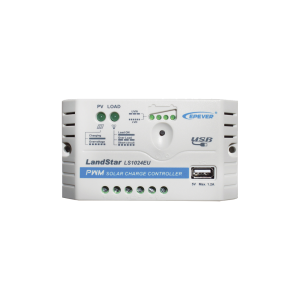Controlador Solar PWM 12/24 V 10 A, Salida USB