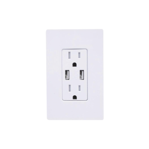 TOMACORRIENTE CON USB DUPLEX 15A