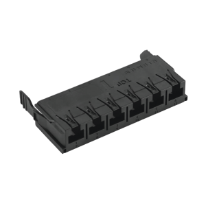 Copper, Adapter Plate, Lightverse Combo, Empty, UTP, 6 Port, Black
