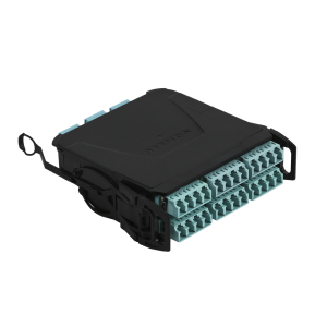 M?dulo Plug & Play LightVerse, Hasta 24 Fibras, Base 8 Hembra, Shuttered LC/UPC para Fibra Multimodo OM4, UL Loss